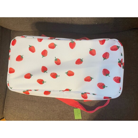 Kate Spade Cooler Bag Strawberry Classy Large Brand New With Tag - Picture 5 of 9